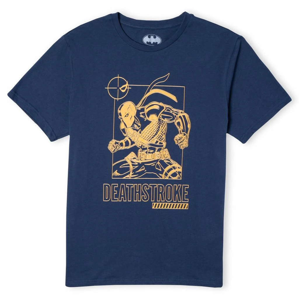 Original Hero Batman Villains Deathstroke Men's T-Shirt - Navy 1