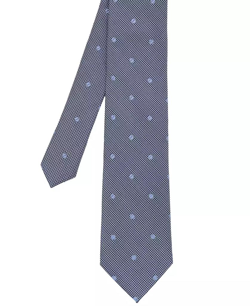 Ben Sherman Men's Dot Plaid Silk Tie