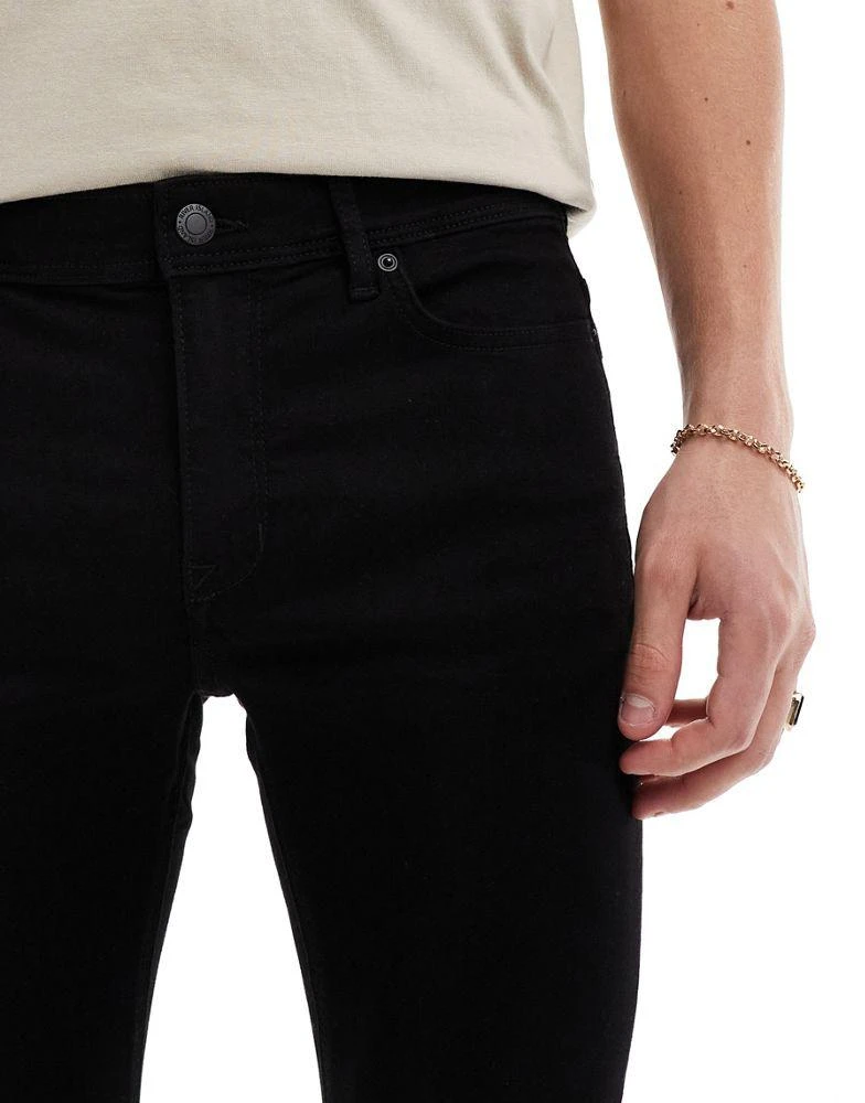 River Island River Island spray on jeans in black 3