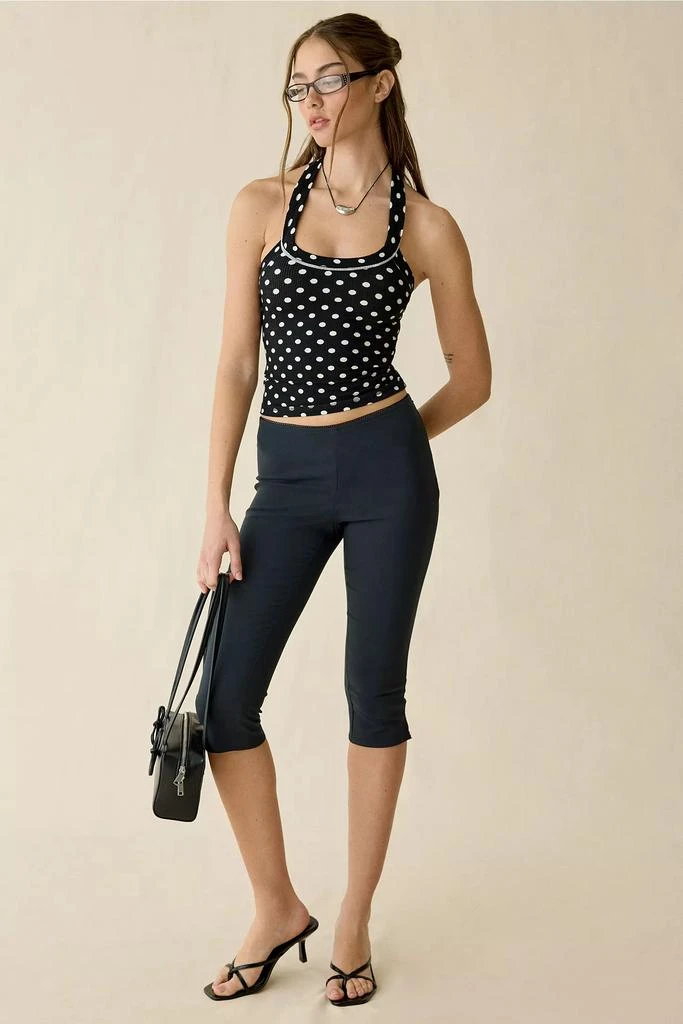 BDG BDG Nova Ribbed Knit Cropped Halter Top 3