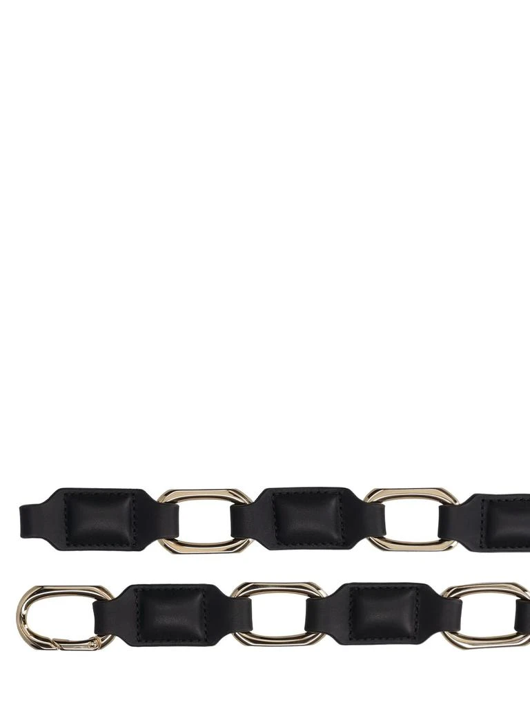 ANINE BING Signature Link Leather Belt 2