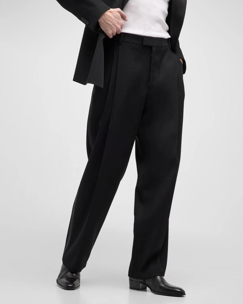 Off-White Men's Pleated Tuxedo Pants 6