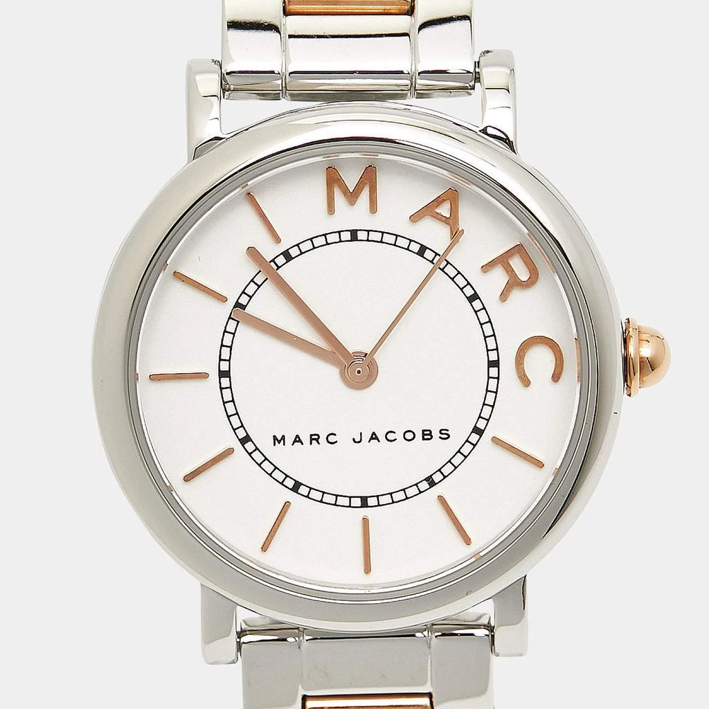 Marc Jacobs Marc By Marc Jacobs White Two-Tone Stainless Steel Roxy MJ3553 Women's Wristwatch 28 mm 3