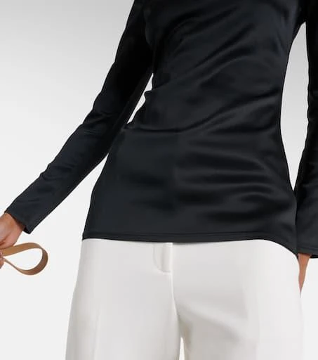 Khaite Vlad satin cady top 5