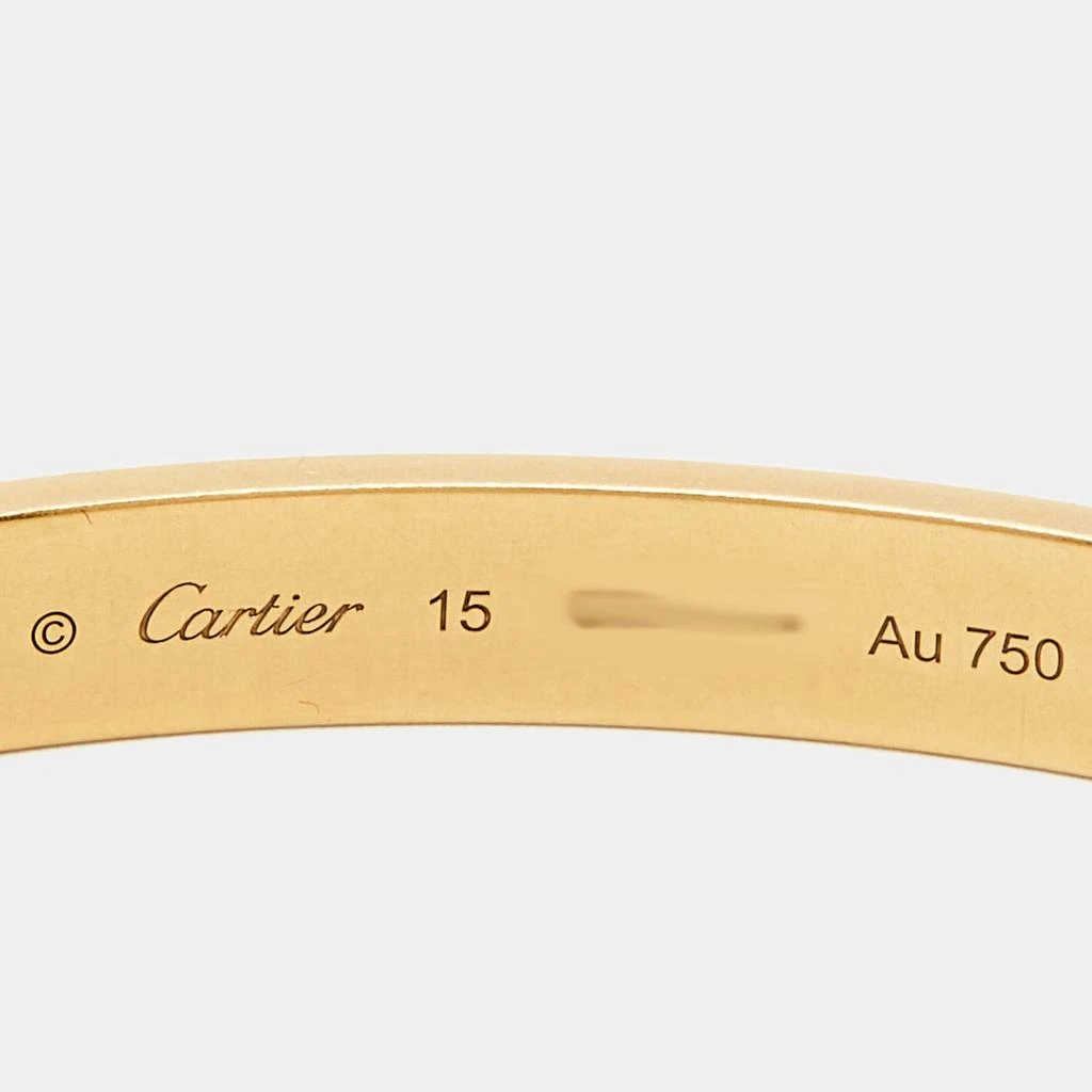 Cartier Cartier Love 18k Yellow Gold Bracelet 15 7