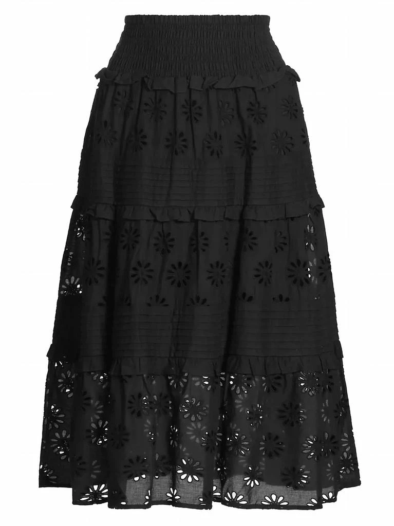Rails Rails - Gail Floral Embroidered Midi Skirt 6