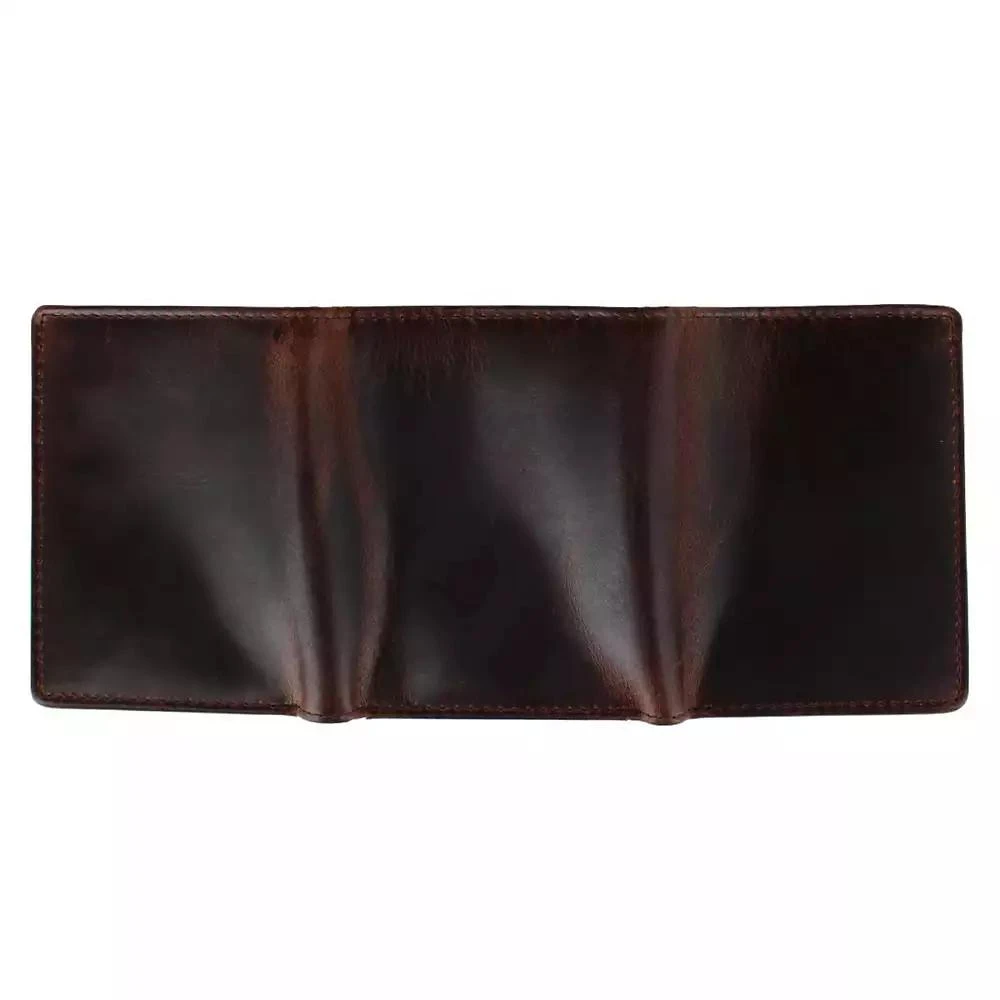 TRAFALGAR Men's Tennyson Tri-Fold Genuine Leather Wallet with ID Window 5