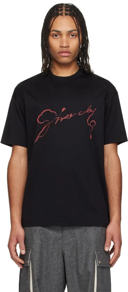 Givenchy Black Regular Fit T-shirt 1