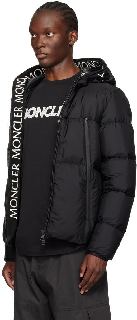 Moncler Black Montcla Short Down Jacket - Shorts - BeyondStyle