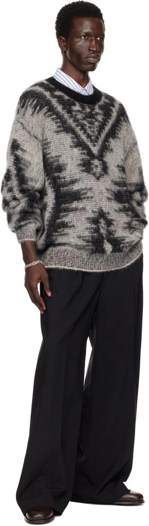 Isabel Marant Black & Beige Fabo Sweater 4