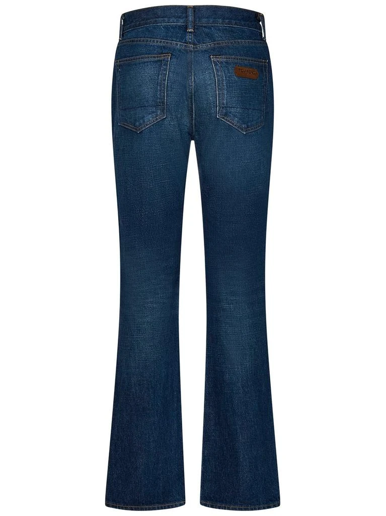 Tom Ford Tom Ford Logo Patch Straight-Leg Jeans 2