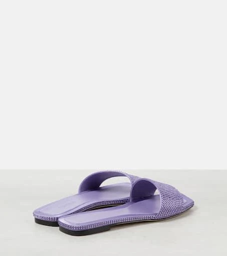 Jimmy Choo Clovis embellished satin mules 3