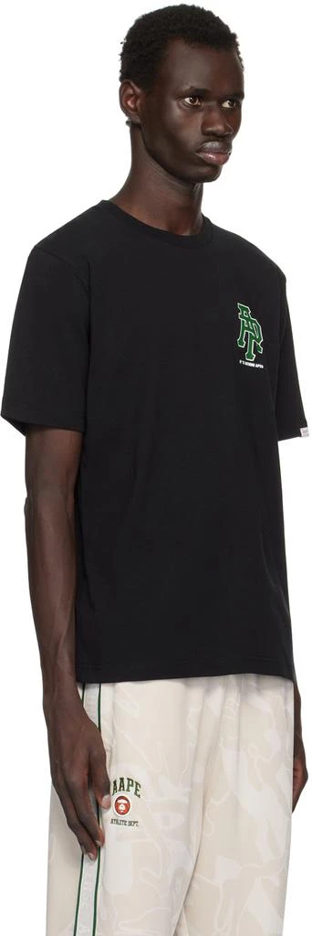 AAPE by A Bathing Ape Black Logo Short Sleeve T-shirt 2