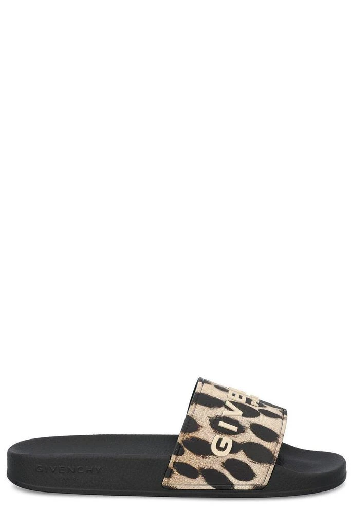 Givenchy Leopard Printed Flat Sandals 1
