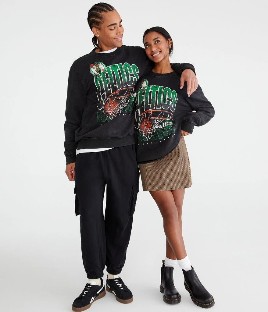 Aeropostale Boston Celtics Net Crew Sweatshirt 2