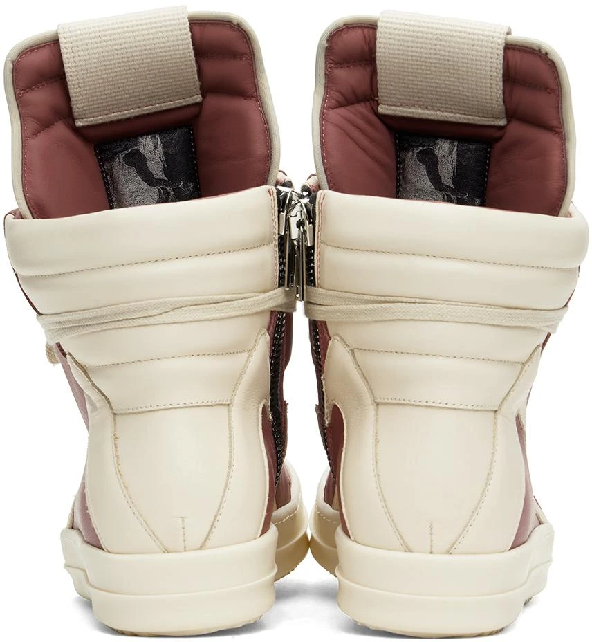 Rick Owens Pink Porterville Geobasket Sneakers 2