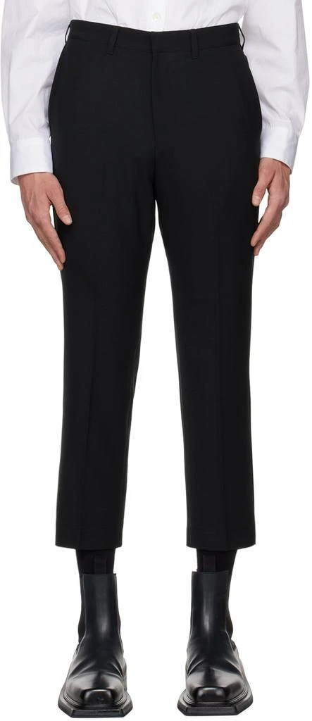 n.hoolywood Black Tapered Trousers 1