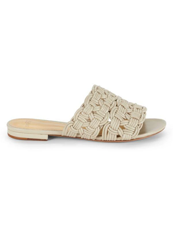 Alexandre Birman Sammy Leather Flat Sandals 1