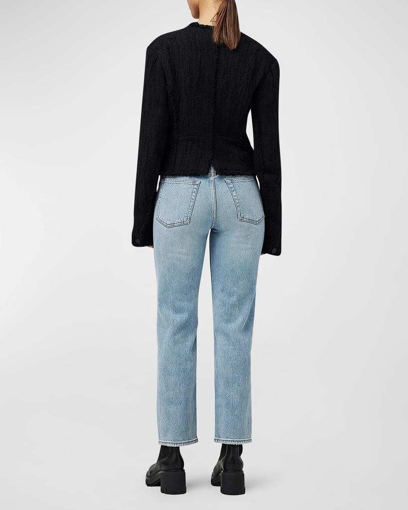 Rag & Bone Harlow Mid-Rise Straight Jeans 4