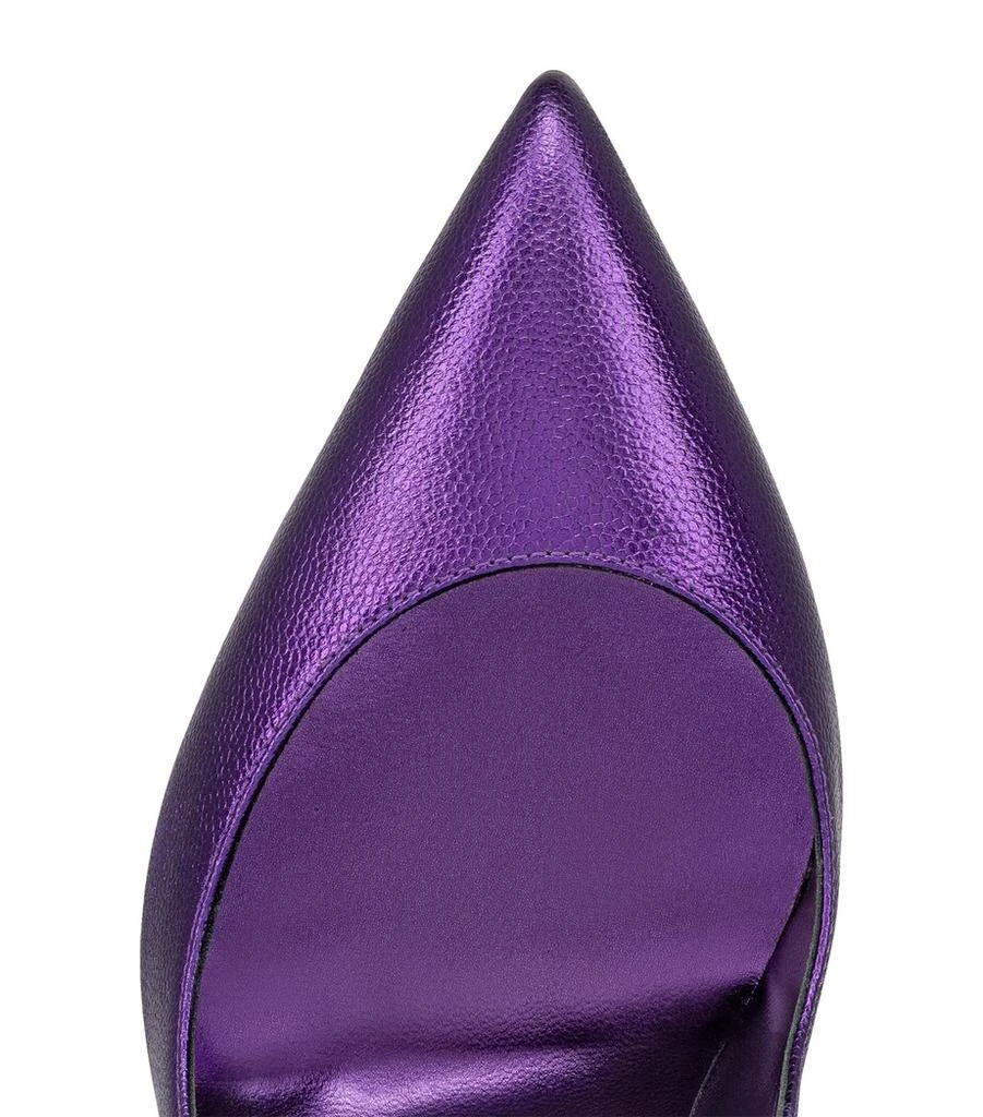 Christian Louboutin Hot Chick Metallic-Leather Pumps 100 5