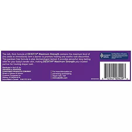 Desitin Desitin Maximum Strength Diaper Rash Paste, 4.8 oz., 3 pk. 3