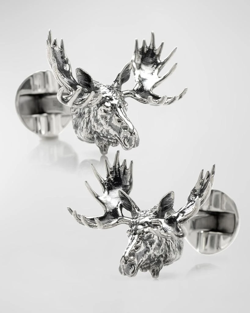 Cufflinks Inc. Men's Moose Head Cufflinks 1