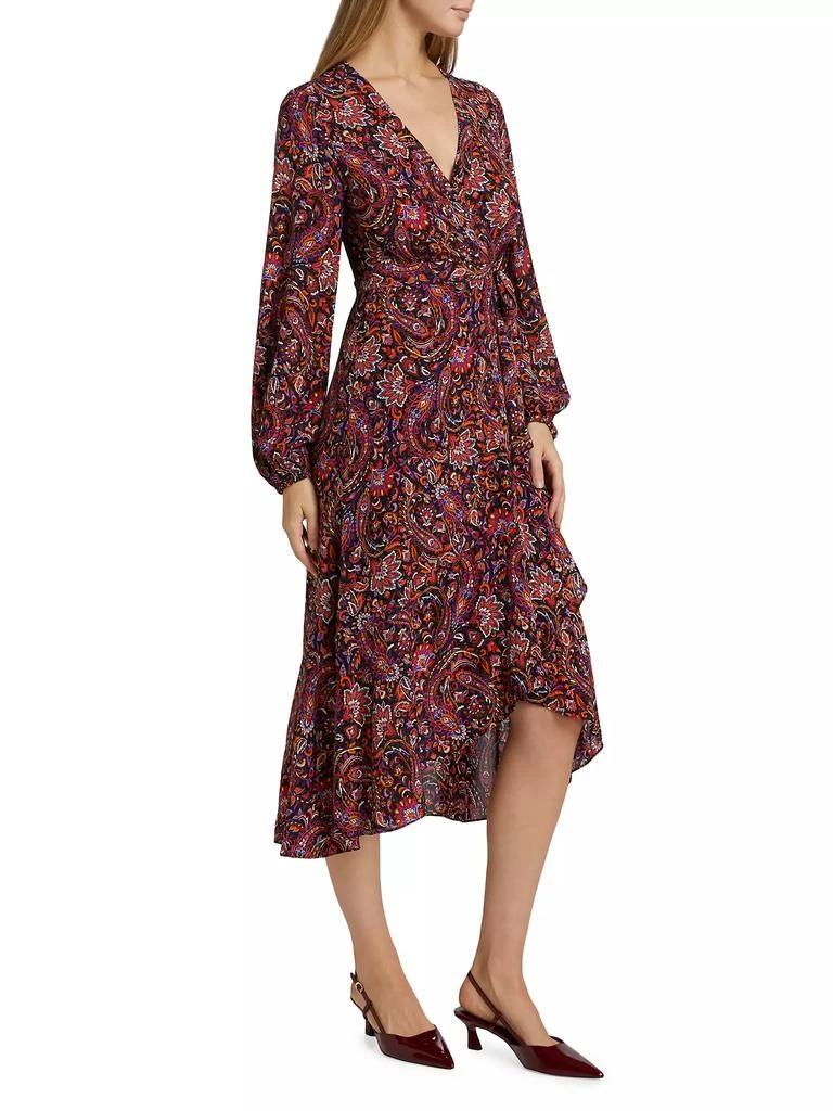 Kobi Halperin Dorothy Paisley Wrap Dress 4