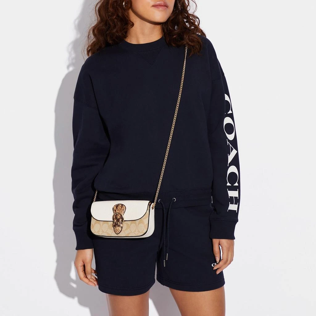 Coach Coach Outlet Kleo Crossbody In Blocked Signature Canvas 3