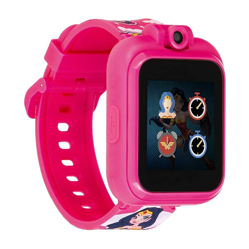 iTouch Unisex Playzoom DC Comics Fuchsia Silicone Strap Kids Smartwatch