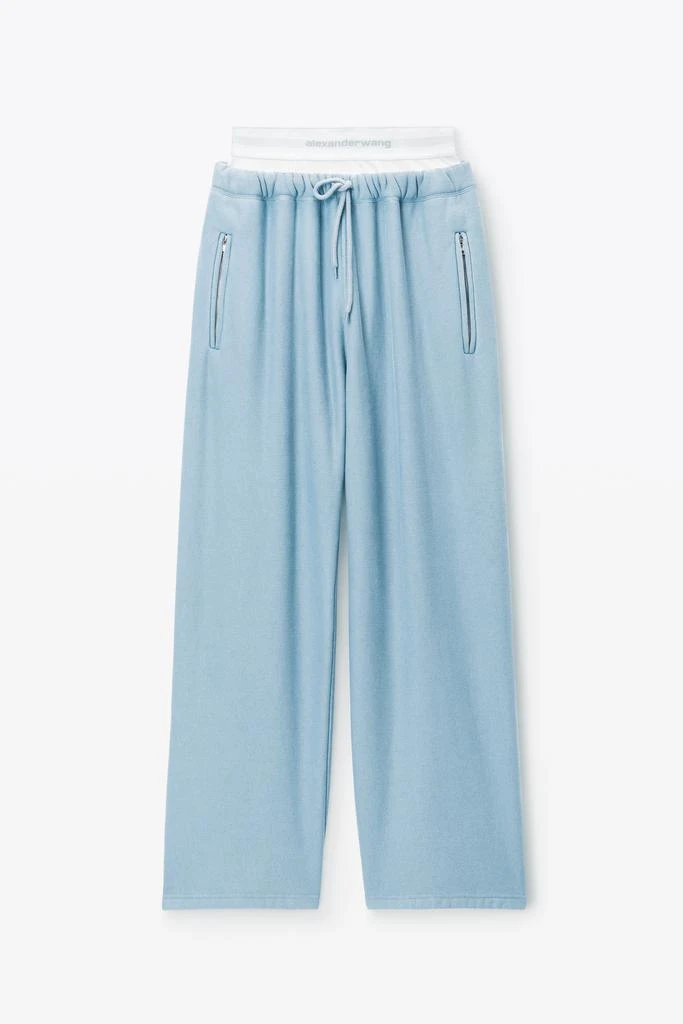 Alexander Wang Light Blue Pre-Styled Sweatpants 2