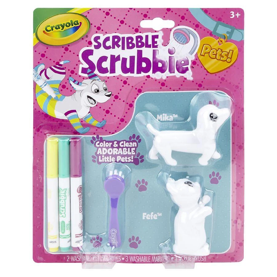Crayola Scribble Scrubbie Pets, Dog & Cat 1