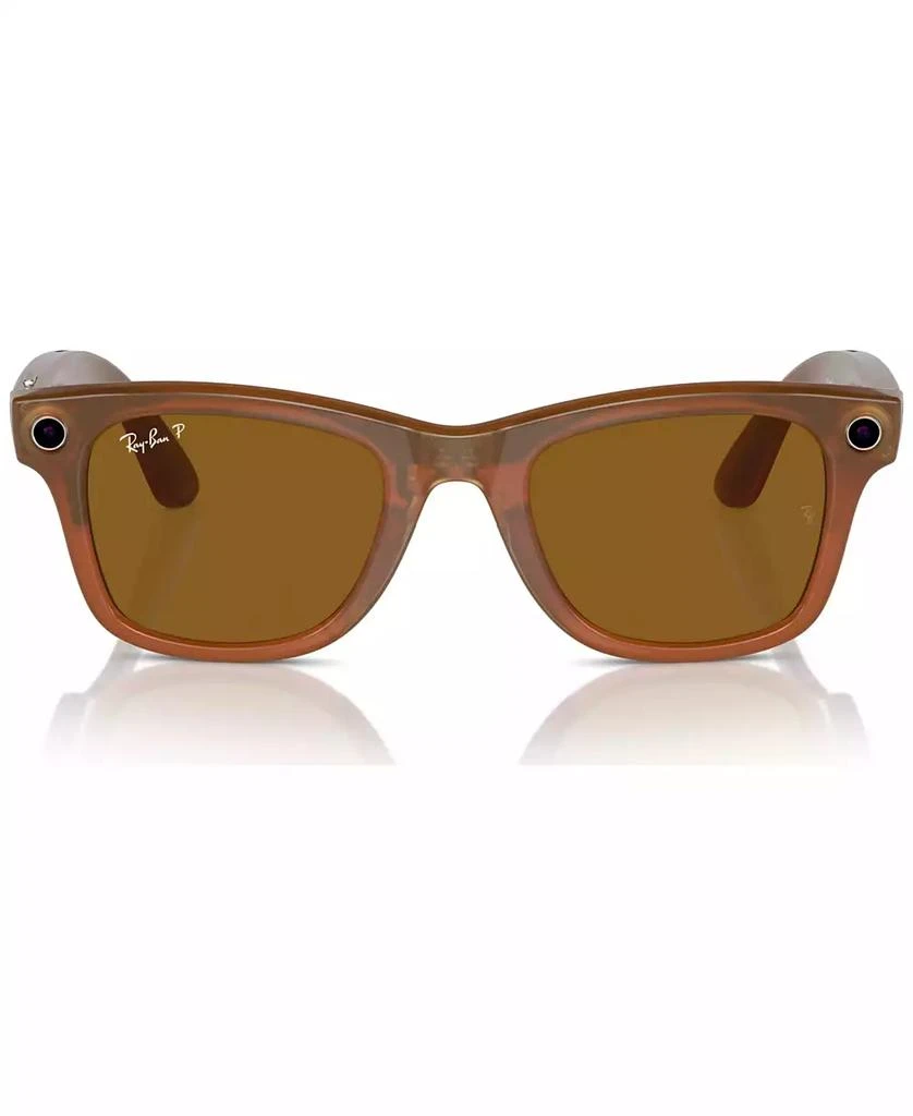 Ray-Ban Meta Wayfarer Unisex Polarized AI Sunglasses, RW4006 3