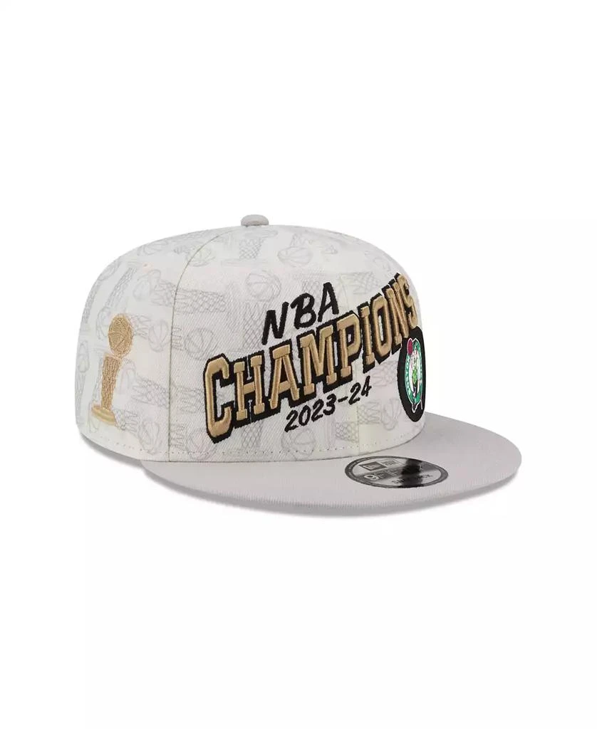 New Era Men's Boston Celtics 2024 NBA Finals Champions Locker Room 9FIFTY Snapback Hat 1