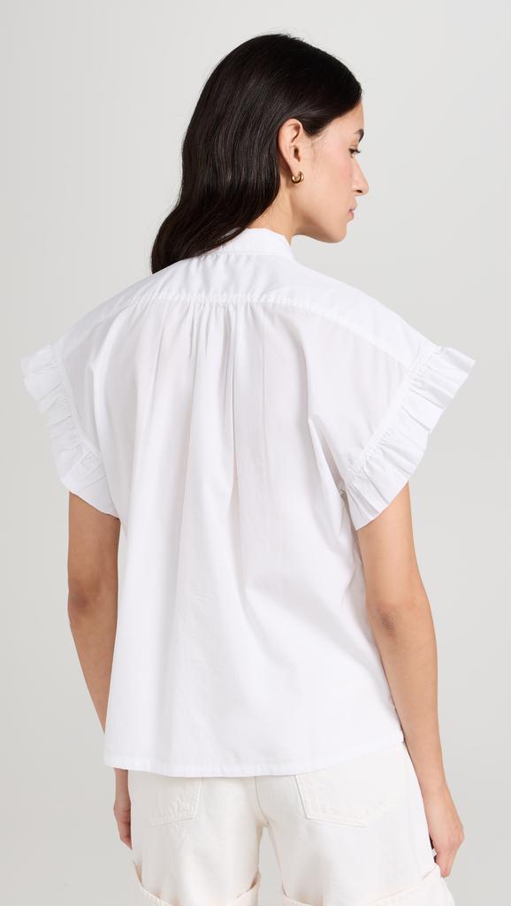 Birds of Paradis Marianne B Ruffle Sleeve Shirt