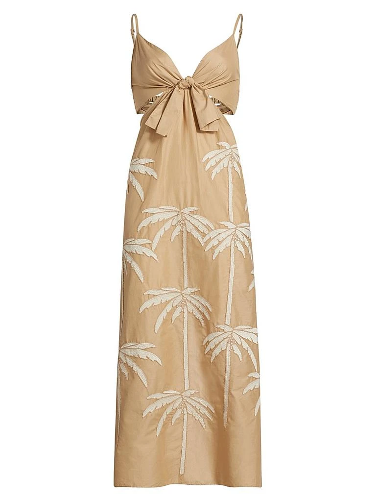 JOHANNA ORTIZ Sea Swirl Bow Midi-Dress 1