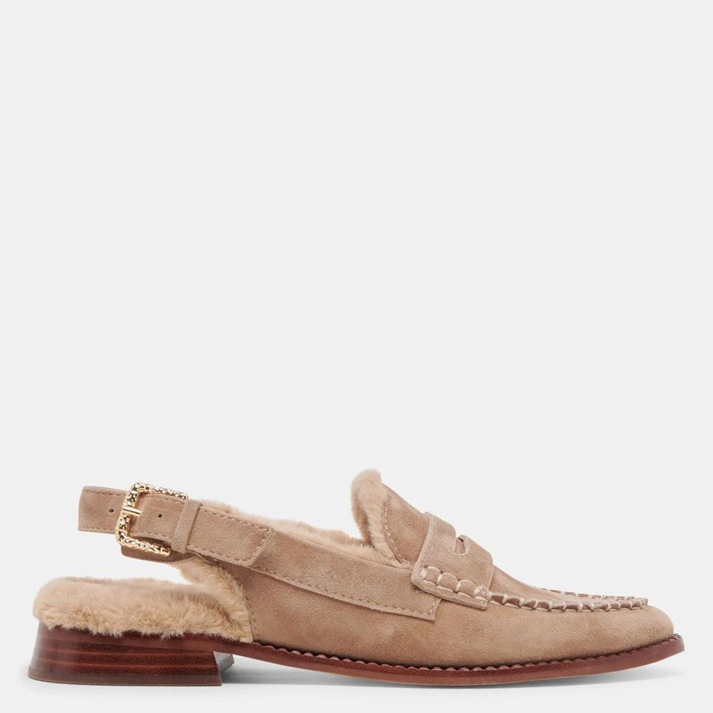 Dolce Vita Hardi Plush Loafers Mushroom Suede 1