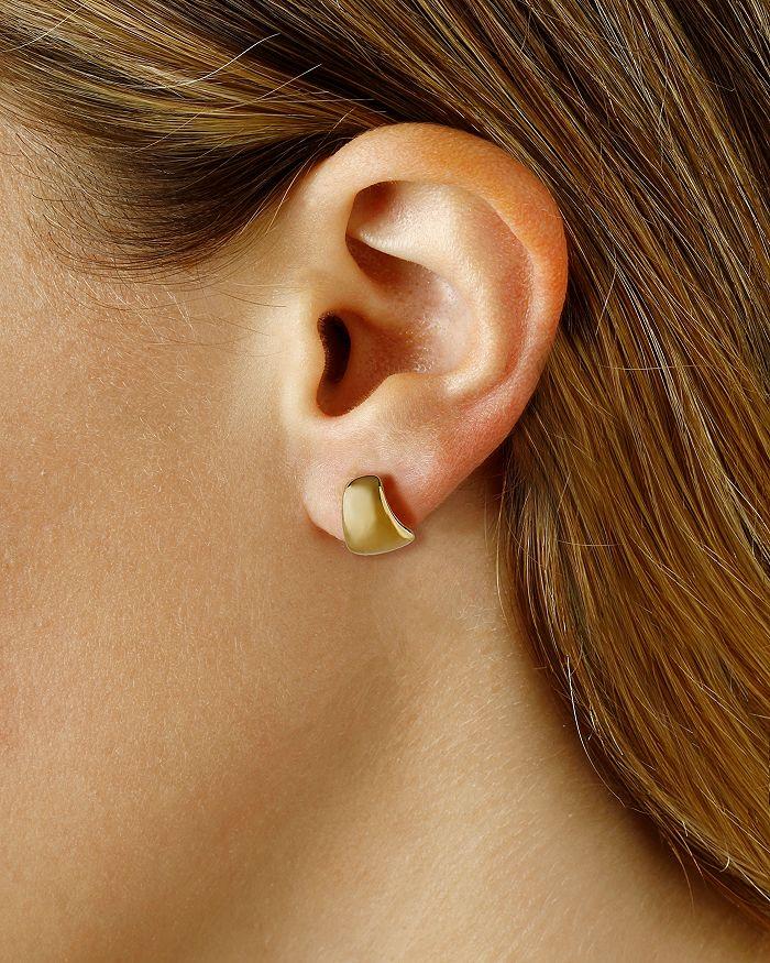 Bloomingdale's Small Huggie Hoop Earrings in 14K Yellow Gold