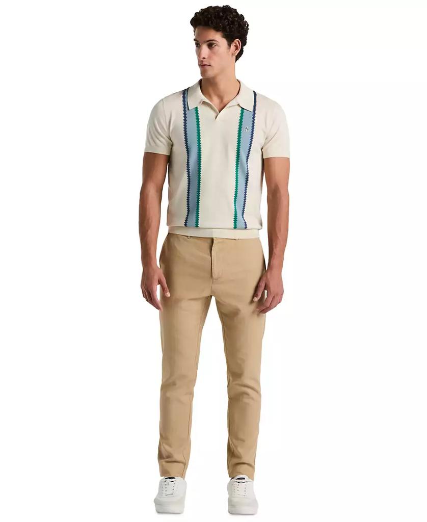Original Penguin Men's Flat-Front Linen-blend Chino Pants