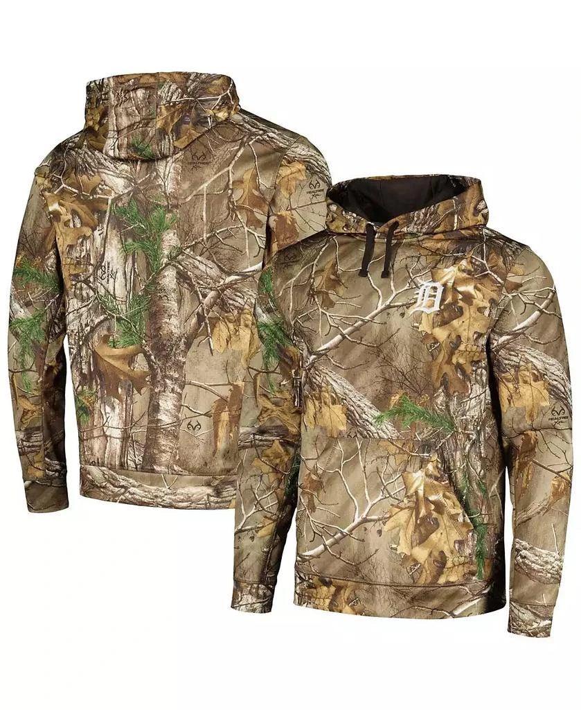 Dunbrooke Men's Camo Detroit Tigers Champion Realtree Pullover Hoodie 1
