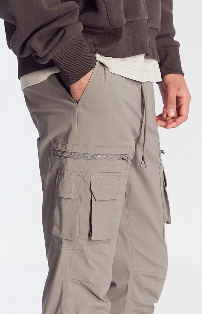 PacSun Stretch Gray Slim Cargo Pants 5