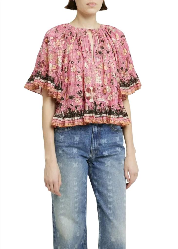 Ulla Johnson Alessia Top In Hollyhock