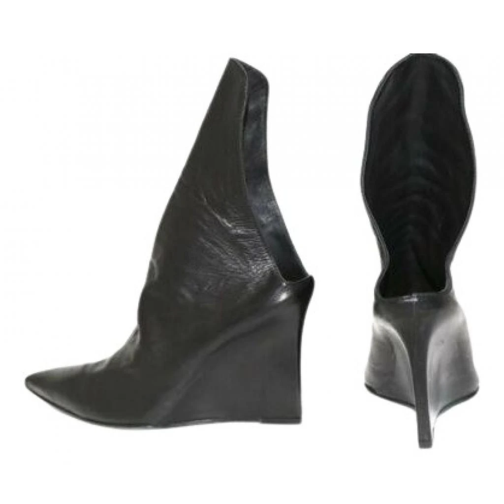 ANN DEMEULEMEESTER Ann Demeulemeester Leather ankle boots 1