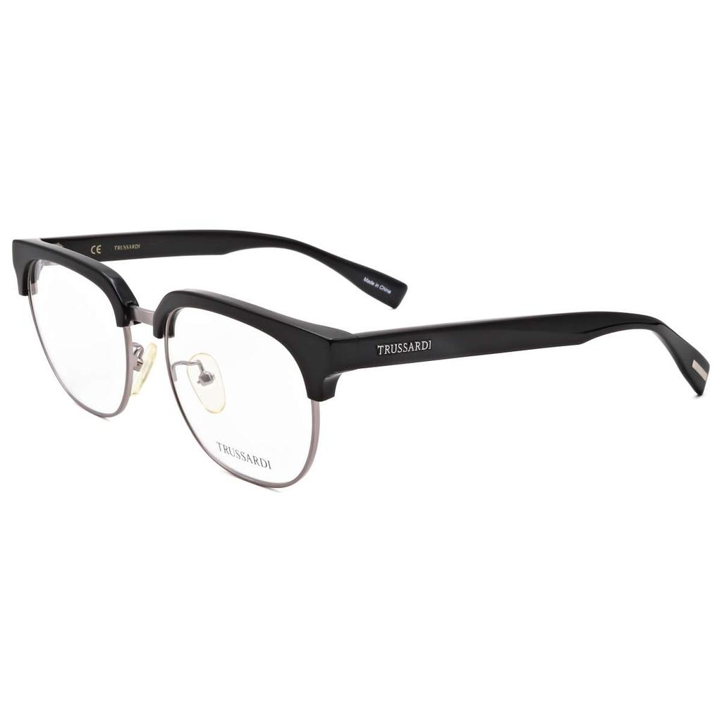 TRUSSARDI Trussardi Men's Black Rectangular Opticals