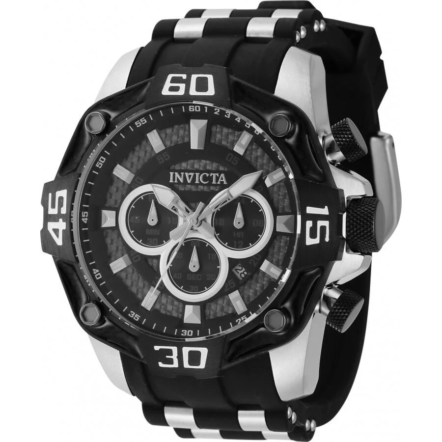 Invicta Pro Diver Chronograph GMT Quartz Black Dial Men's Watch 44704