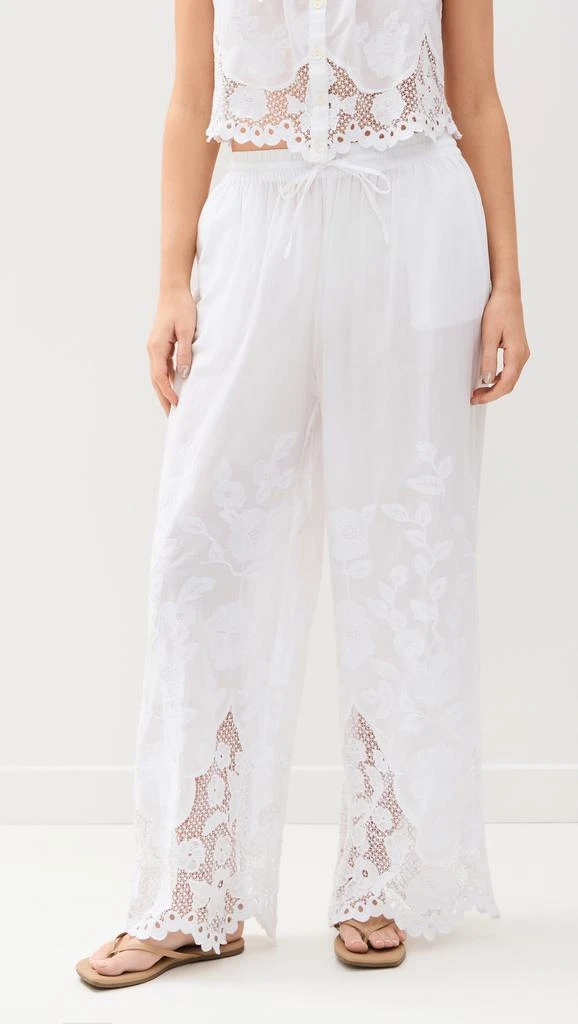 Vitamin A Flora Broderie Pants 1