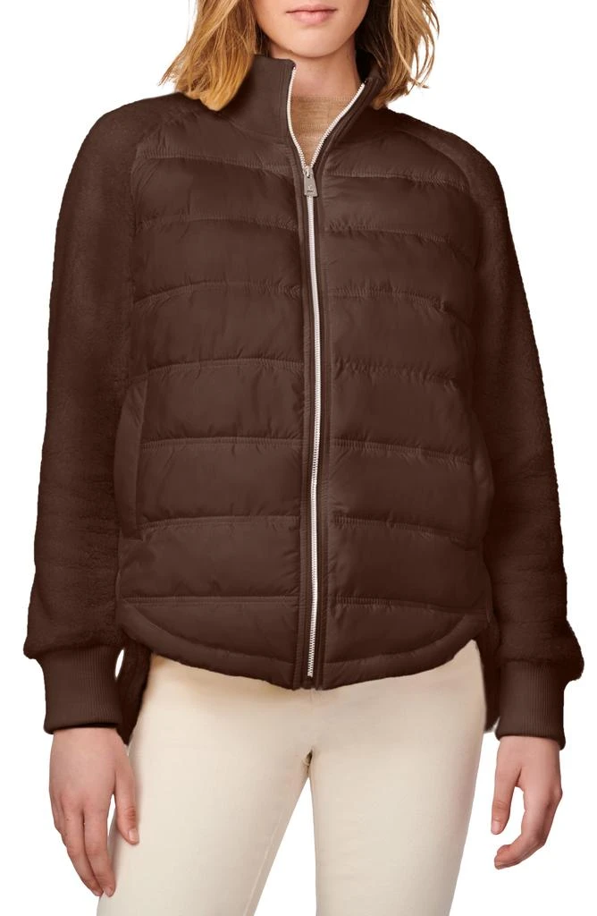 Bernardo Mixed Media Puffer Jacket 1