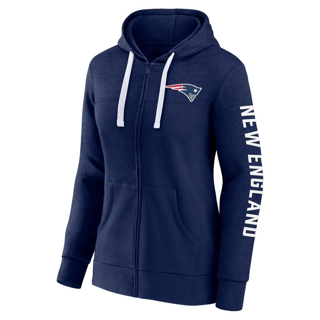 Fanatics Fanatics Patriots Plus Size City Ties Full-Zip Hoodie - Women's