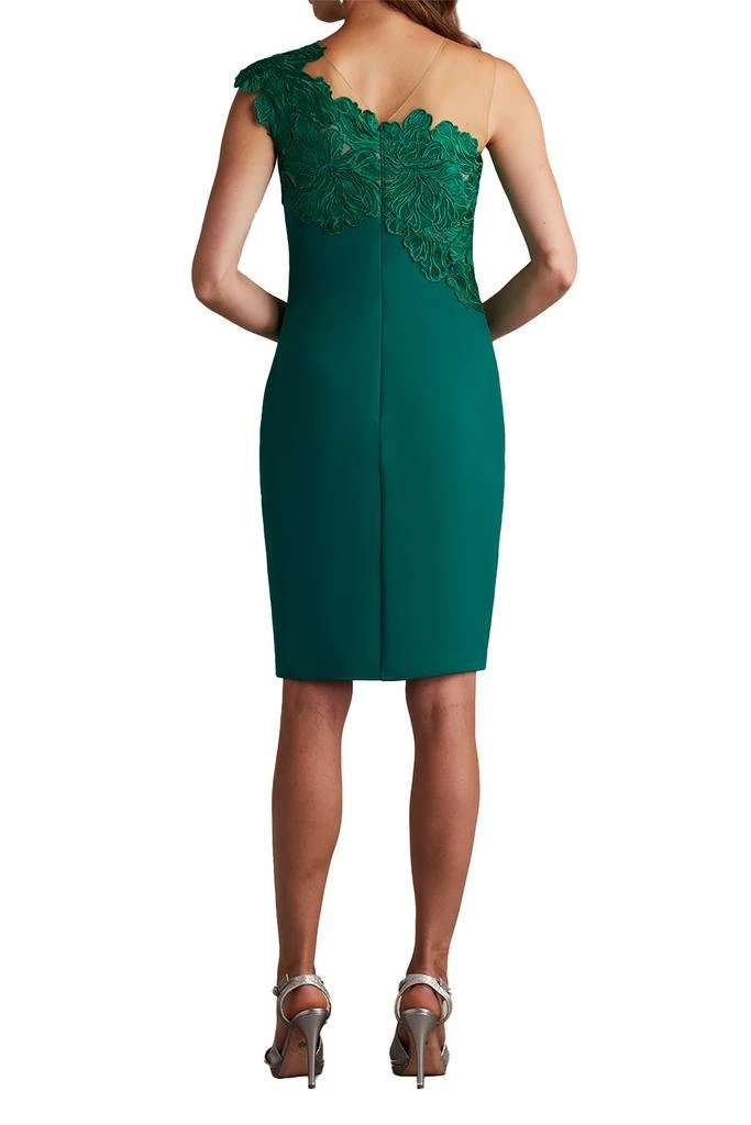 tadashi shoji embroidered illusion dress Heiss Embroidered Illusion Gown