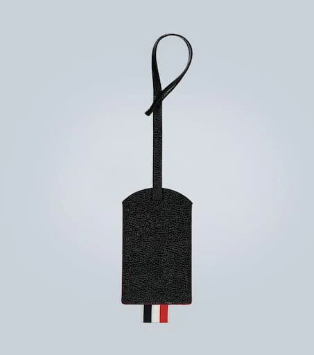 Thom Browne Leather luggage tag 3