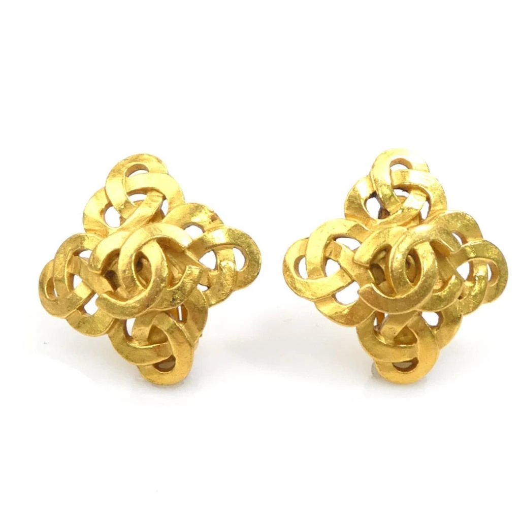 Chanel Metal Clip Earrings (Pre-Owned)